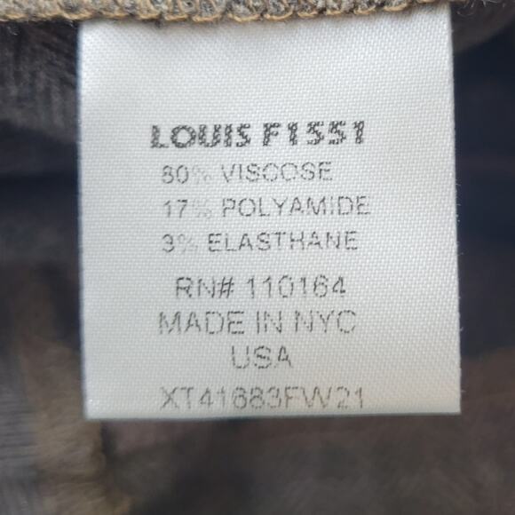 Avenue Montaigne Louis Signature Taupe Pant 8 - Picture 7 of 8